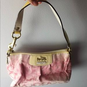 Coach bag signature c pink